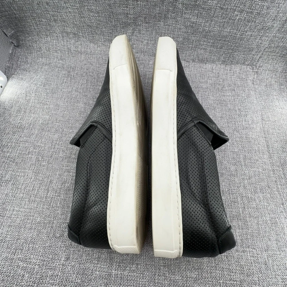 Common Projects Perforated Slip-On Sneakers Size EU 41 READ DESC Black Leather
